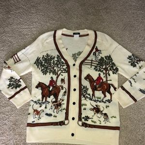 J. Crew  light weight wool cardigan, size Small